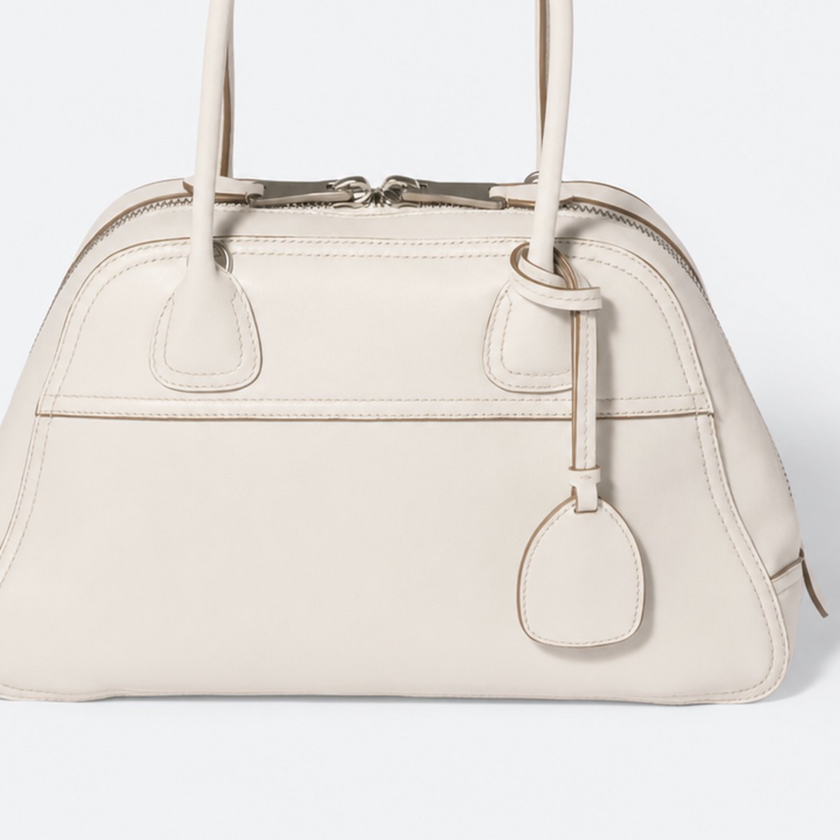 White Linen Tote Bag, photo 3