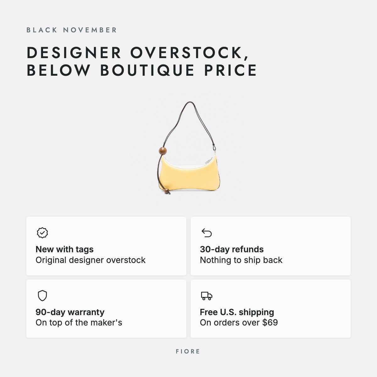 Pastel Yellow Lambskin Curved Shoulder Bag, photo 5