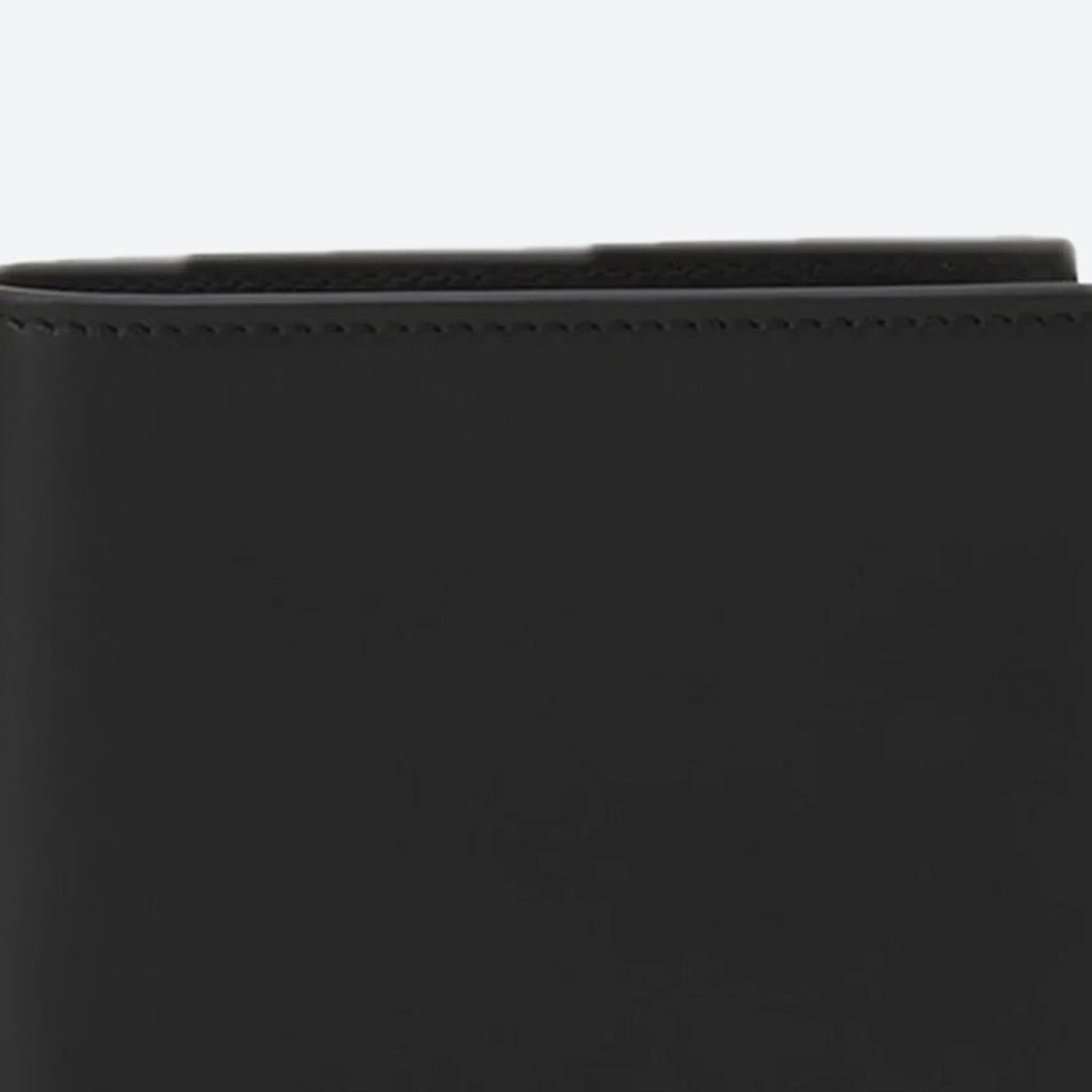 Black Leather Compact Wallet, photo 2