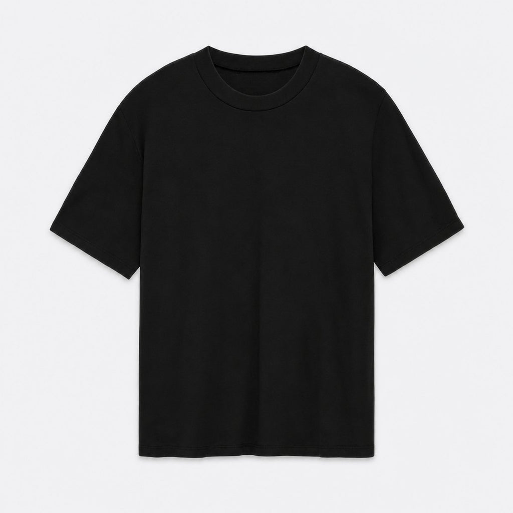 Black Cotton T-Shirt, photo 1