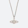 Silver-Tone Crystal Pendant Necklace, photo 1