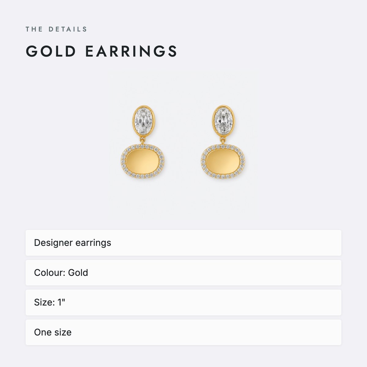 Gold Earrings, photo 4