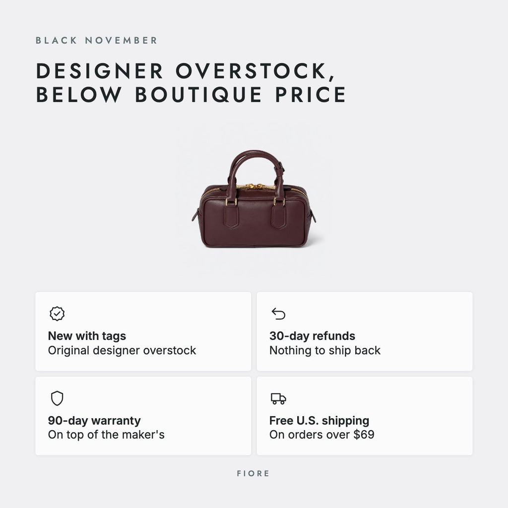 Burgundy Padded Leather Top-Handle Bag, photo 5