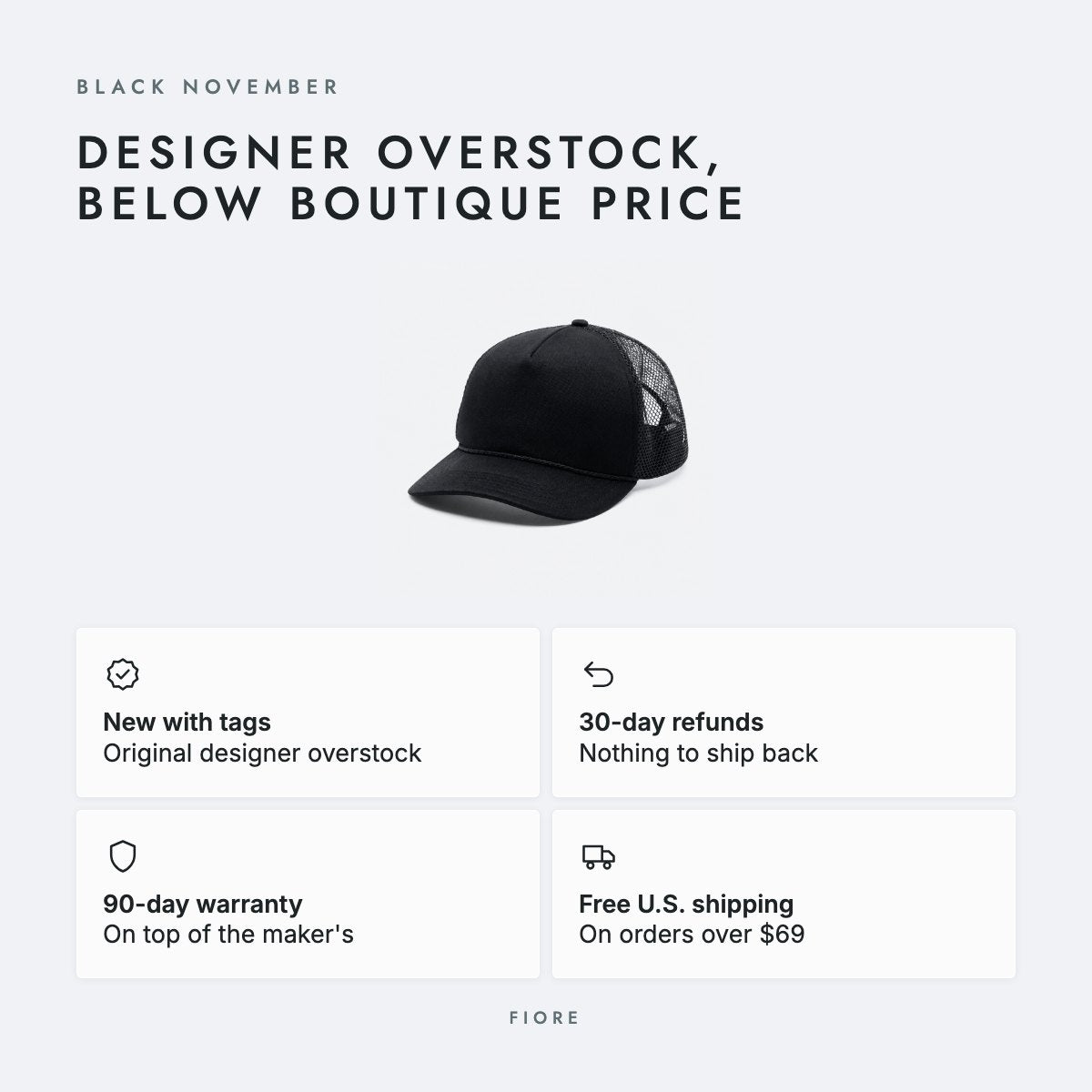 Black Cotton Cap, photo 5