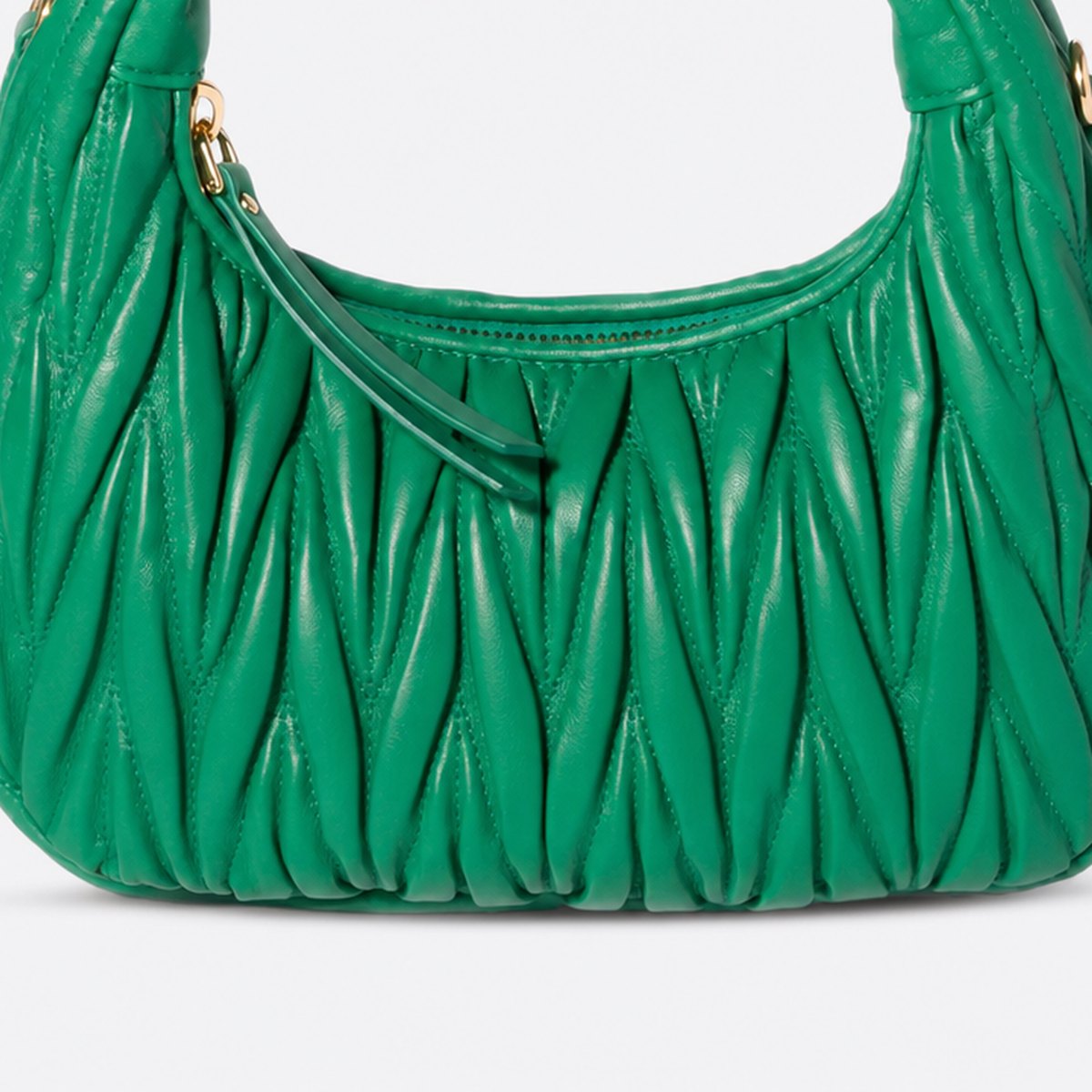 Mango Quilted Leather Hobo Bag, photo 3
