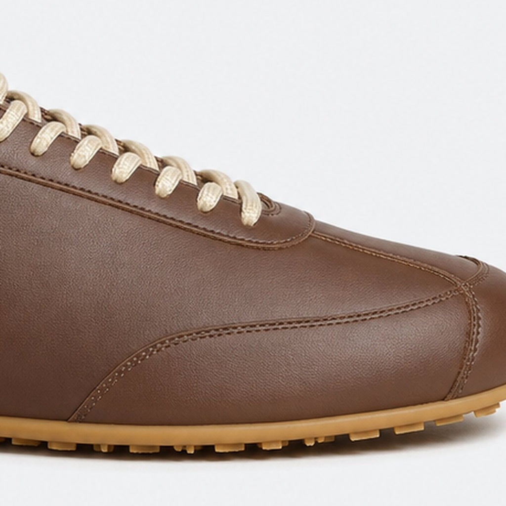 Brown Leather Trainers, photo 3