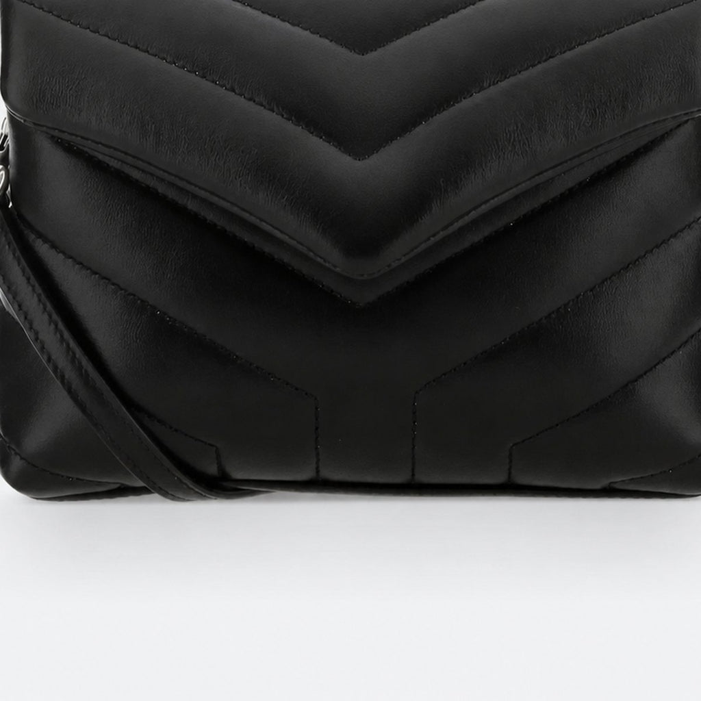 Mini Black Quilted Leather Crossbody Bag, photo 3