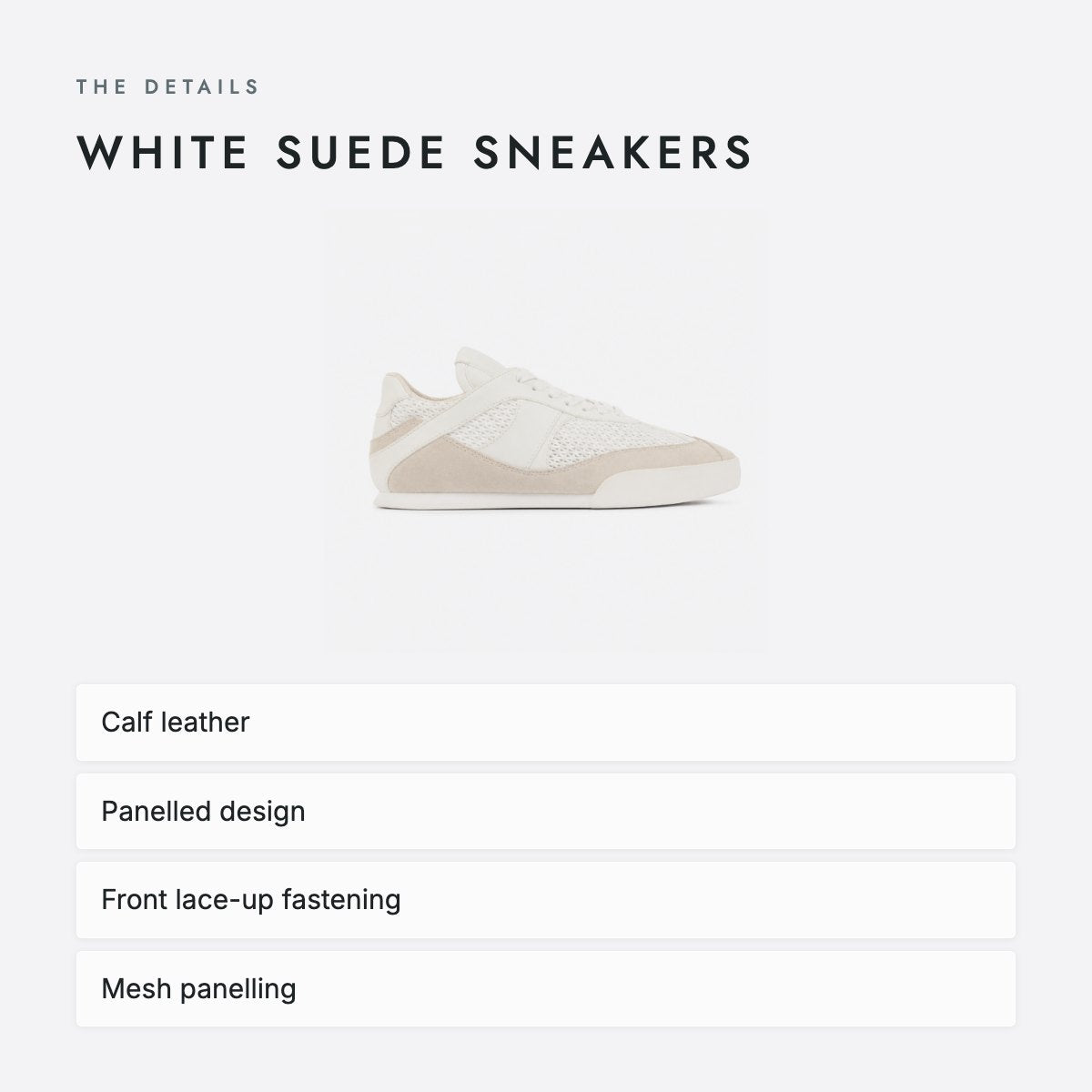 White Suede Sneakers, photo 4
