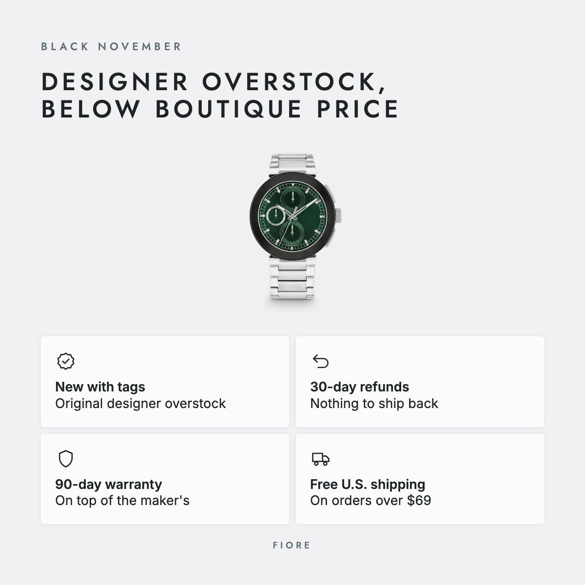 Silver-tone 44mm Watch, photo 5