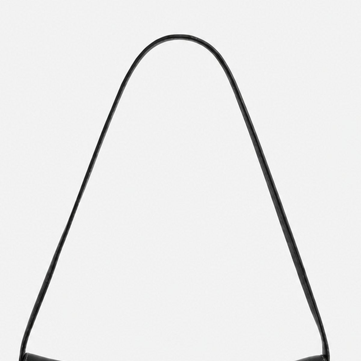 Black Grain Leather Shoulder Bag, photo 2