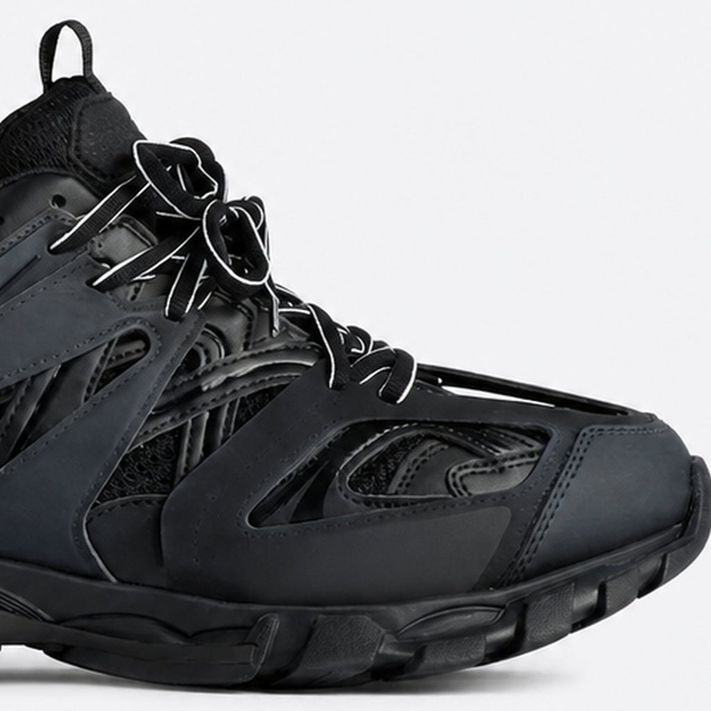 Black Layered Mesh Sneakers, photo 3