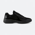 Black Patent Leather and Technical Fabric Sneakers, photo 1