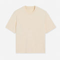 Beige Organic Cotton Crew-Neck T-Shirt, photo 1