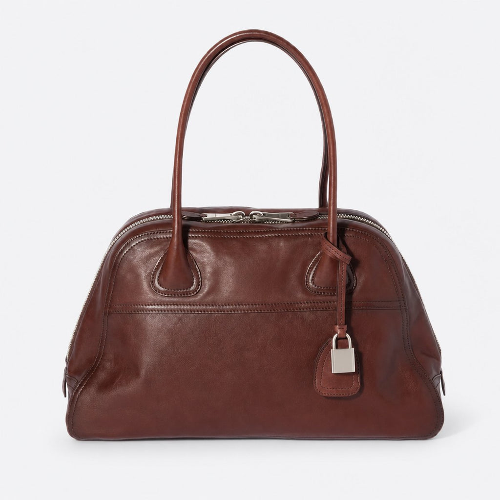 Briarwood Leather Bowling Bag, photo 1