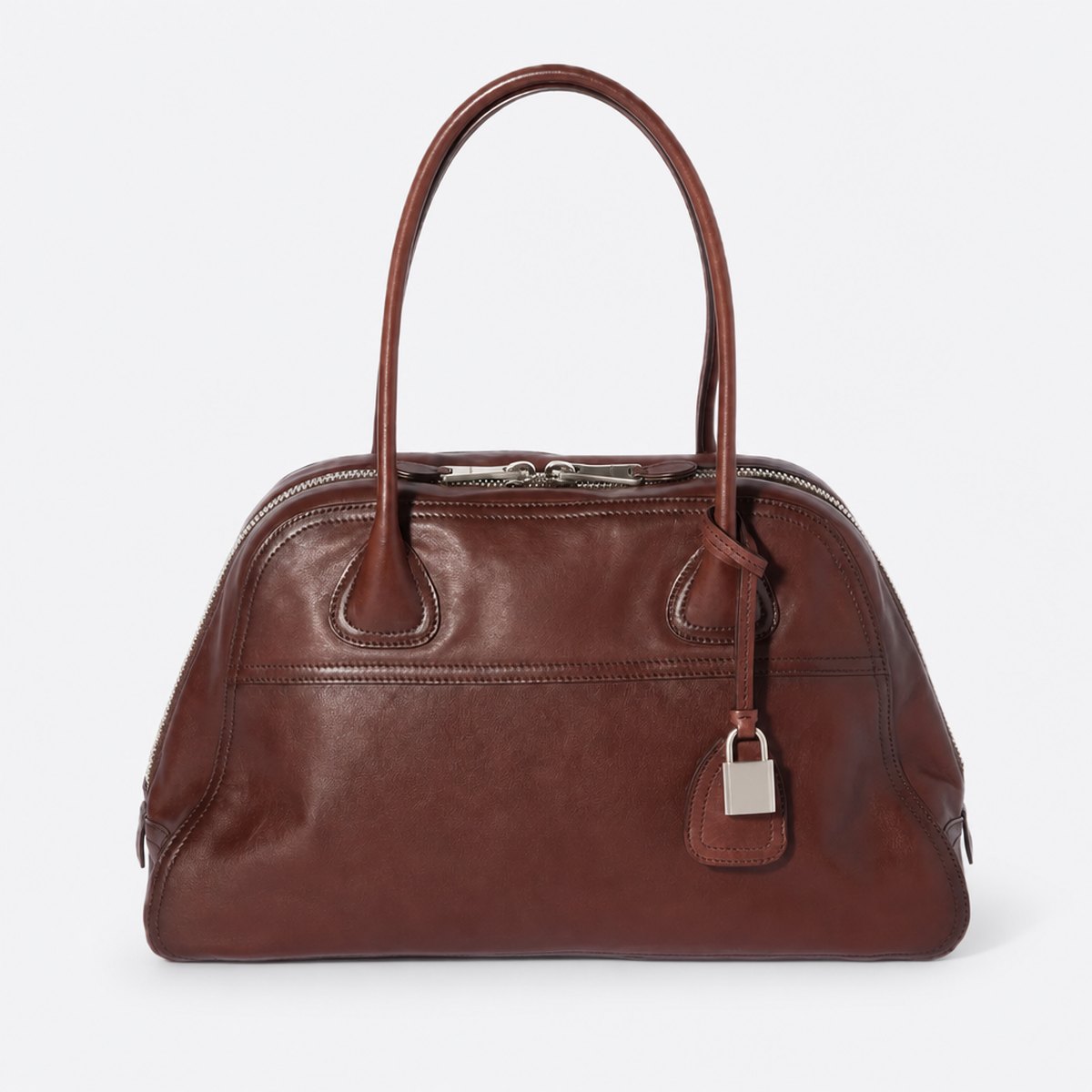 Briarwood Leather Bowling Bag, photo 1