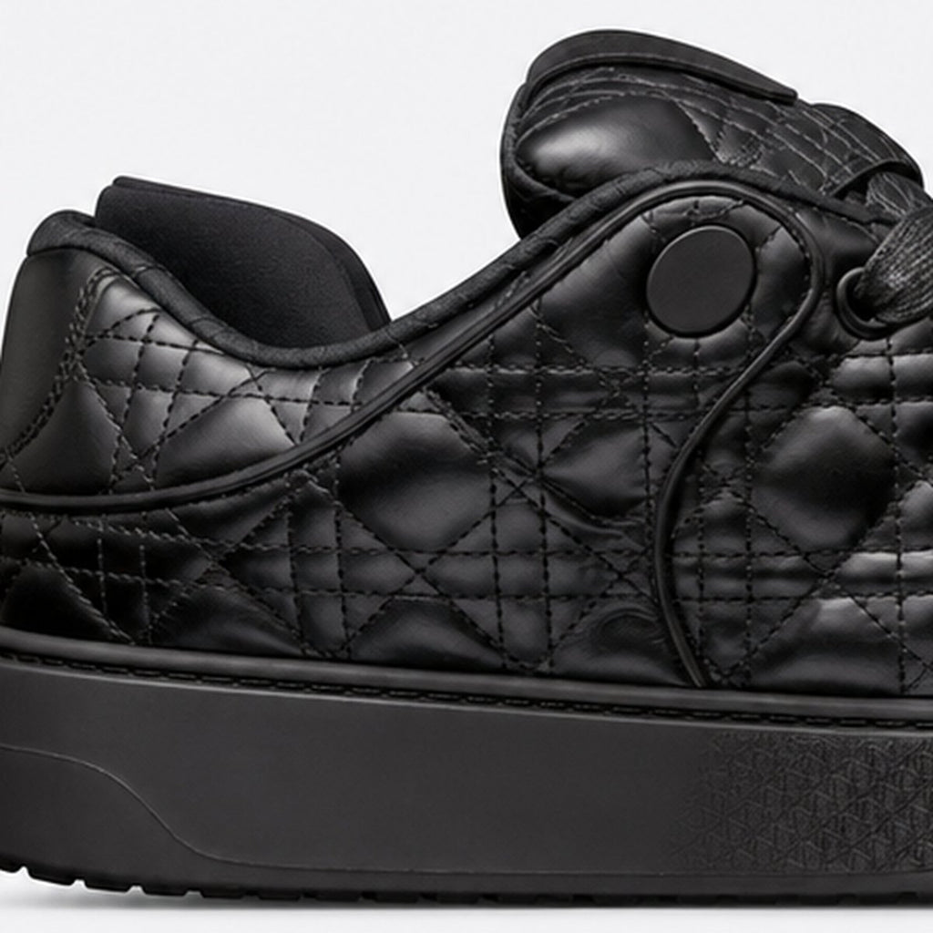 Black Quilted Calfskin Skate Sneakers, photo 2