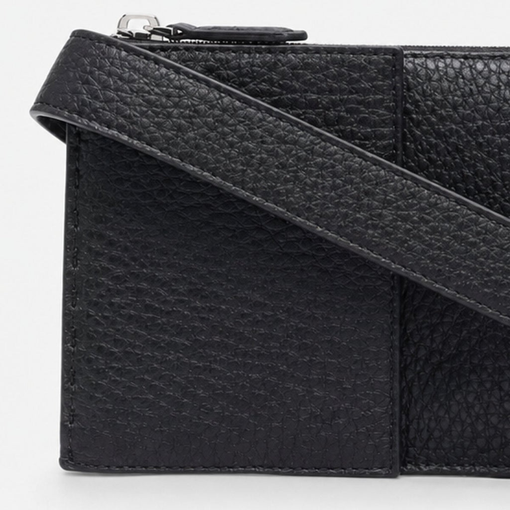 Small Black Grained Crossbody Bag, photo 2