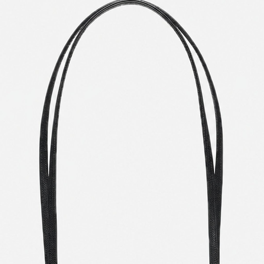 Black Grained Calfskin Flap Bag, photo 2