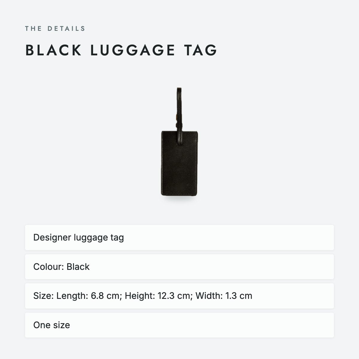 Black Luggage Tag, photo 4