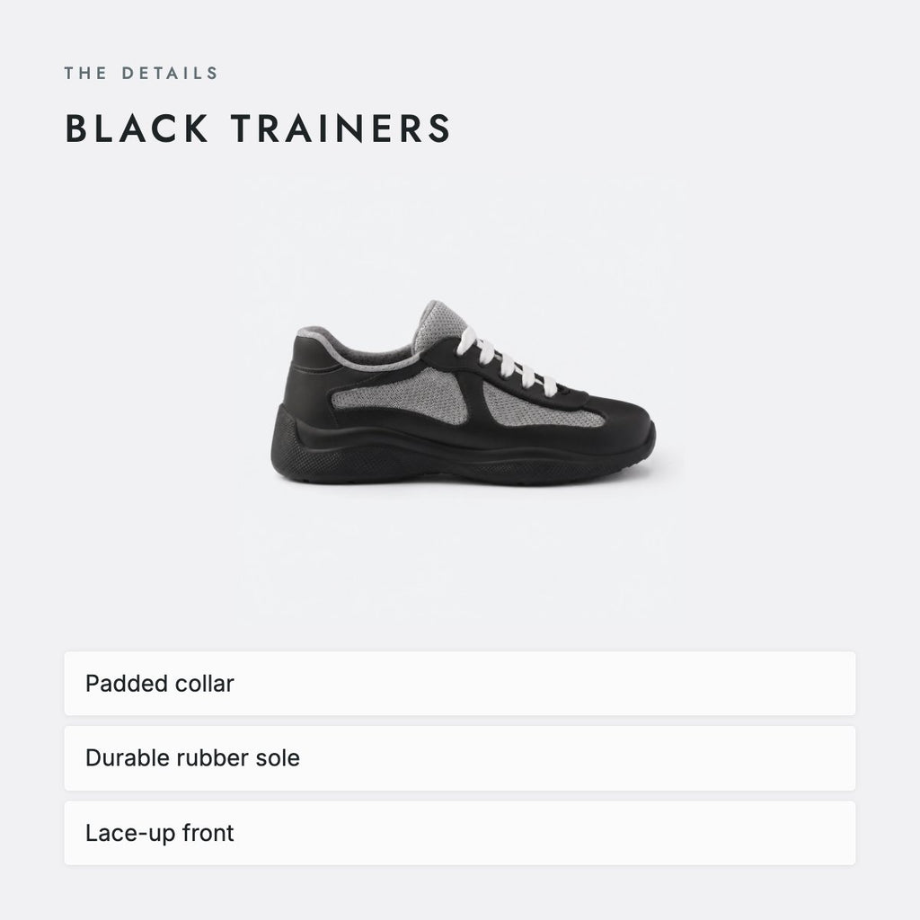 Black Trainers, photo 4