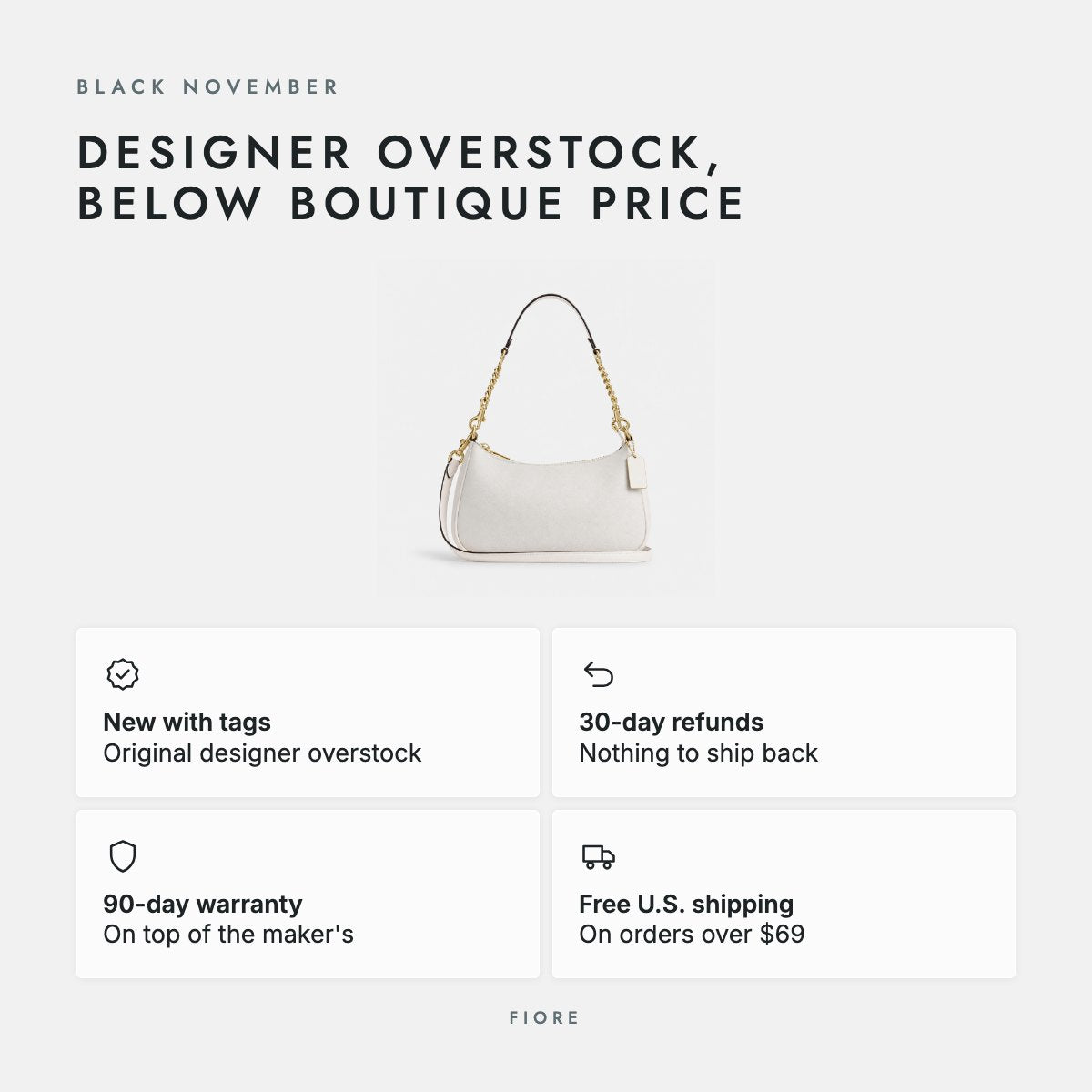 White and Chalk Coated Canvas Shoulder Bag, photo 5