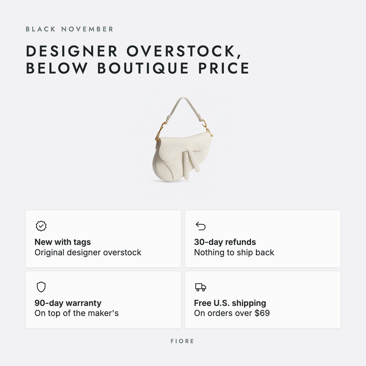 Small Ivory Grained Calfskin Top-Handle Bag, photo 5