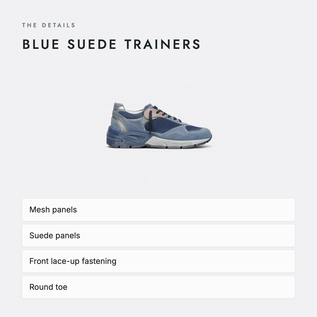Blue Suede Trainers, photo 4