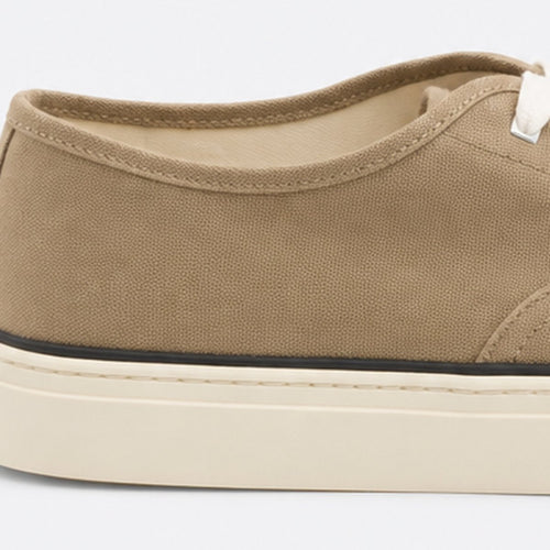 Beige Cotton Sneakers, photo 2