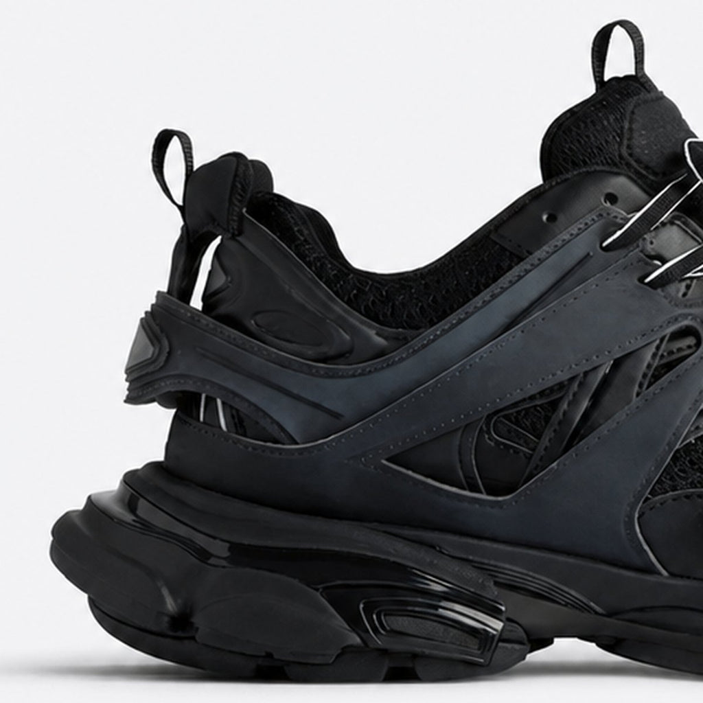 Black Layered Mesh Sneakers, photo 2