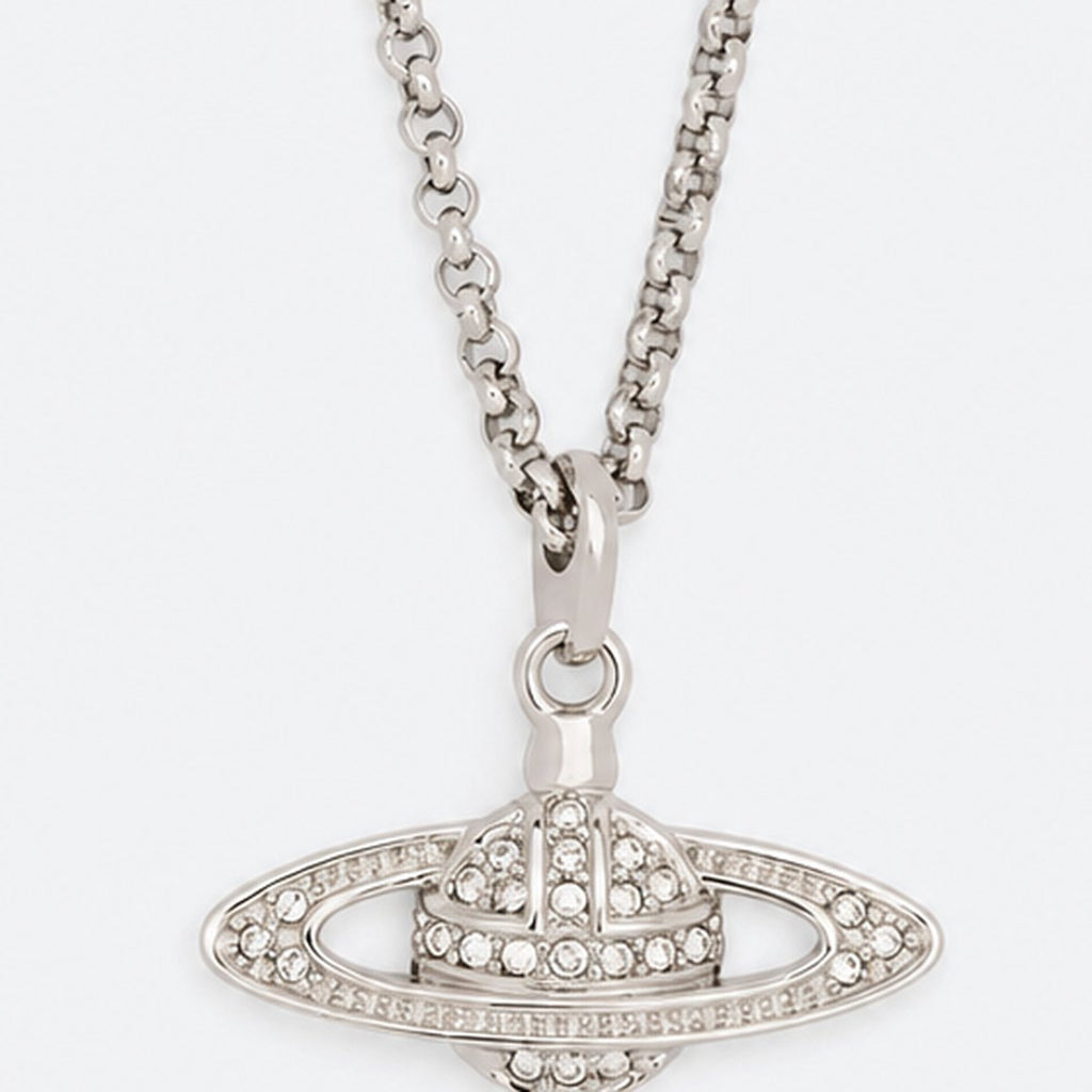 Silver-Tone Crystal Pendant Necklace, photo 3