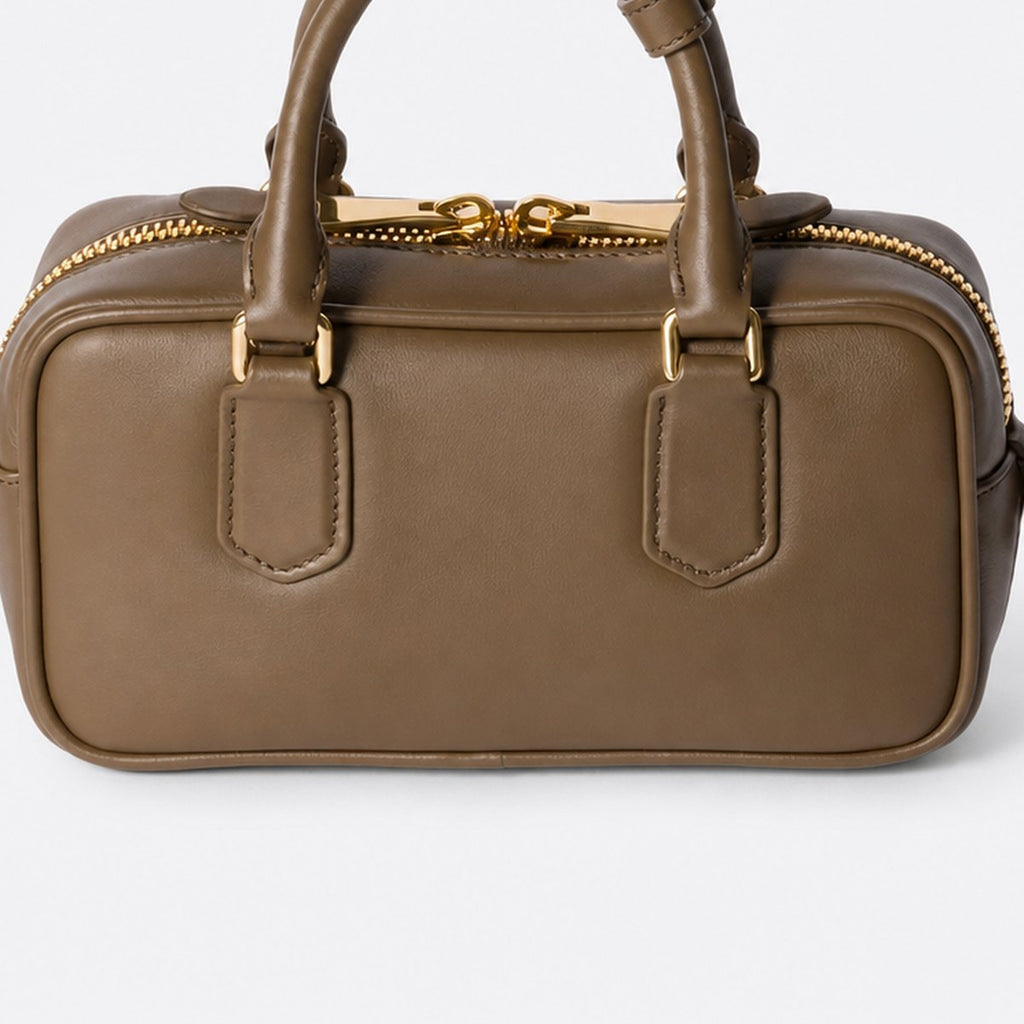 Tundra Padded Leather Top-Handle Bag, photo 3