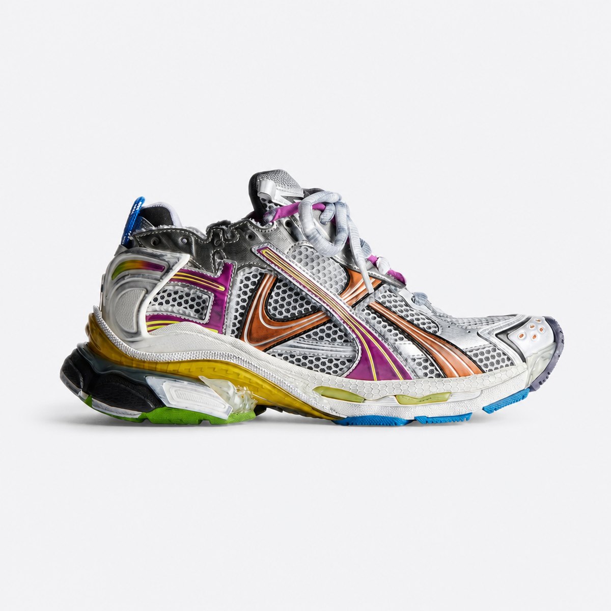 Multicolor Layered Mesh Sneakers, photo 1