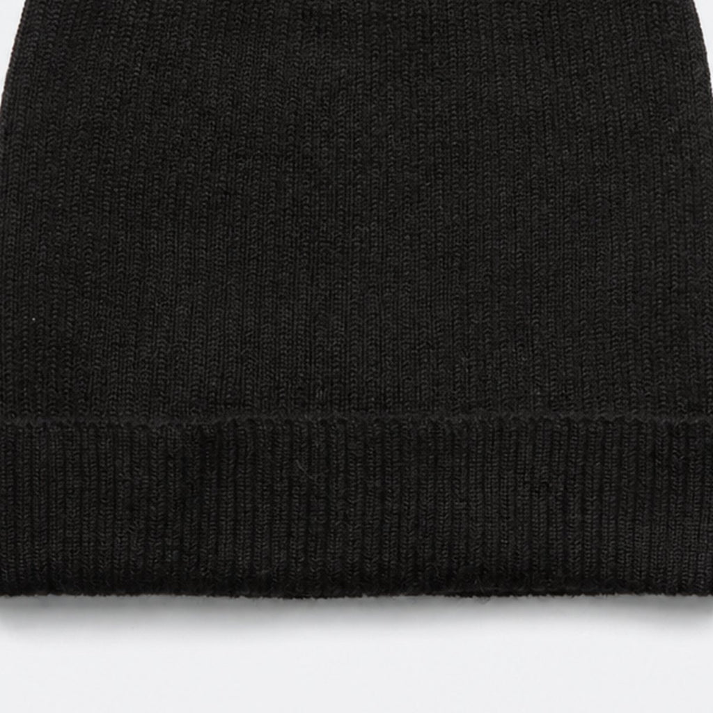 Black Wool Beanie, photo 3