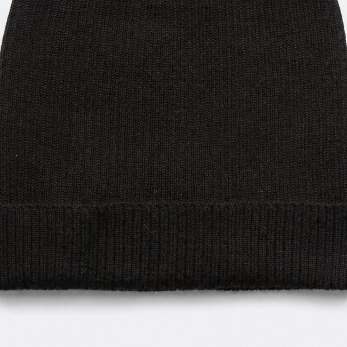 Black Wool Beanie, photo 3