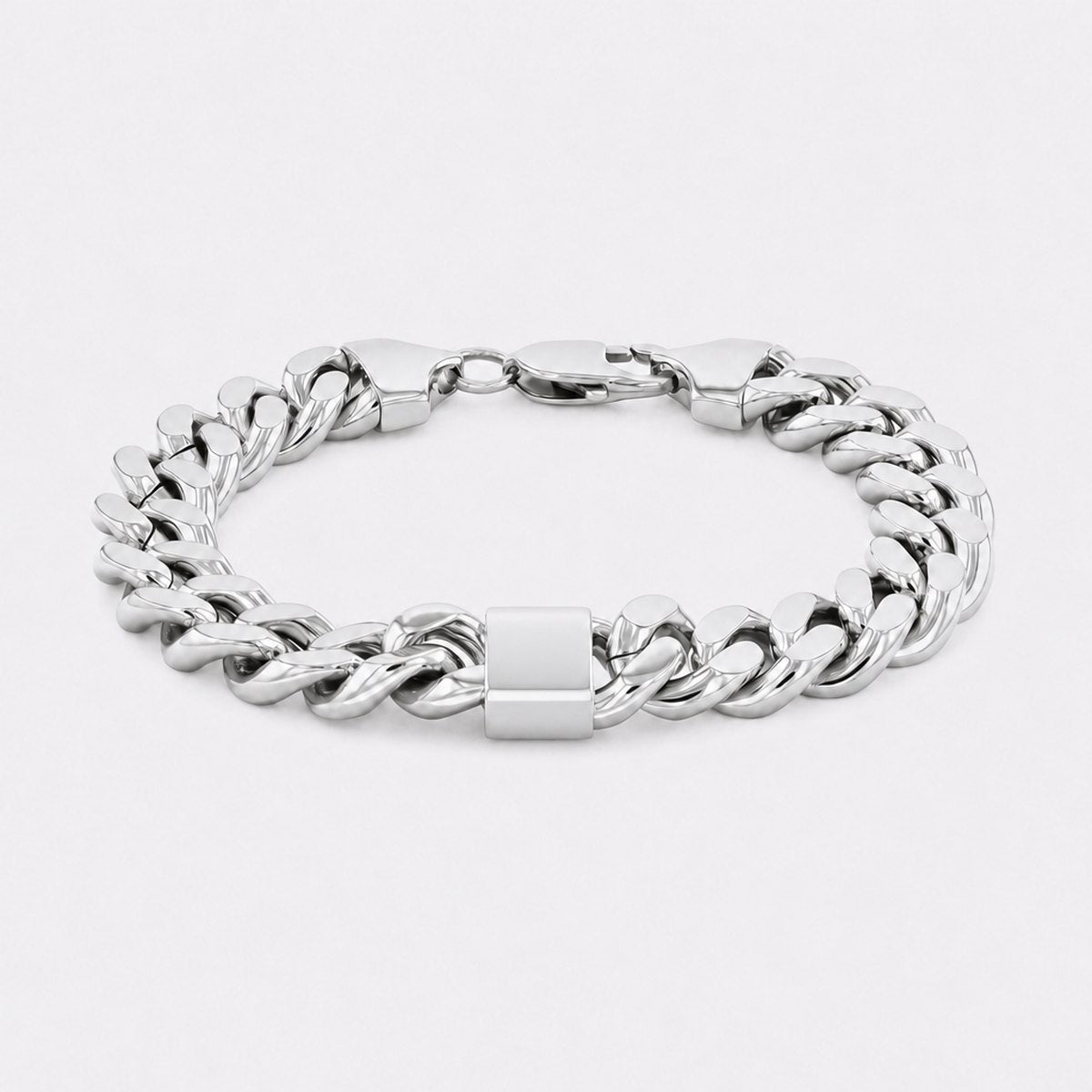Silver Stainless Steel Bracelet, photo 1