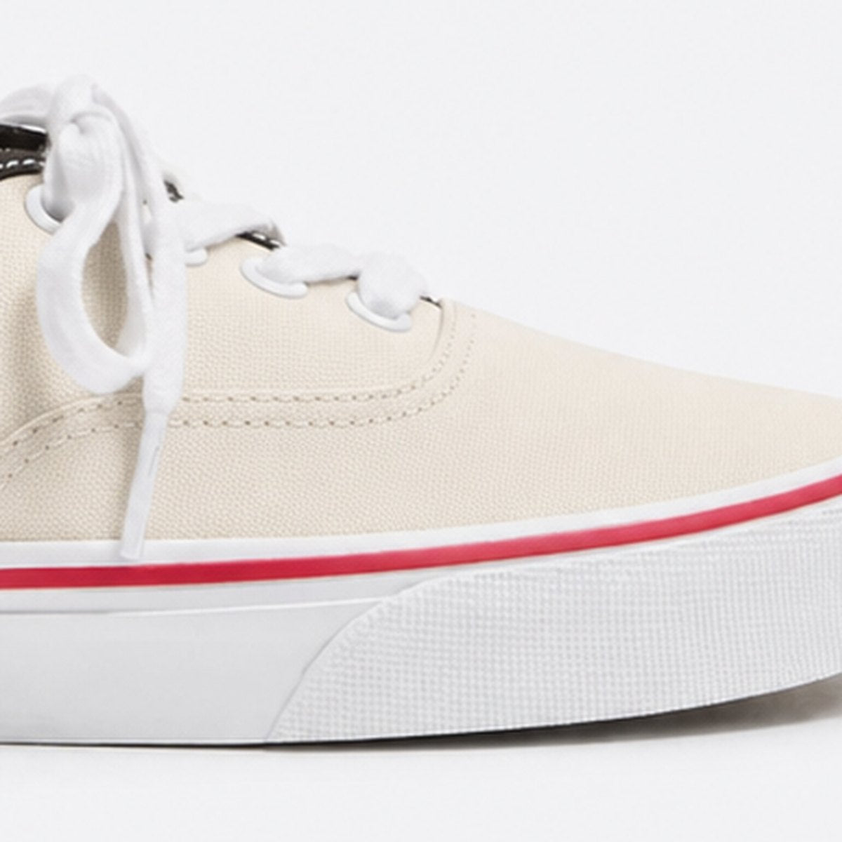 Beige Cotton Sneakers, photo 3