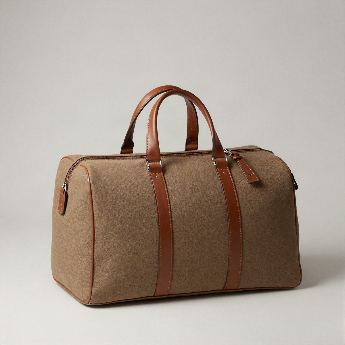 Weekender Duffel, Waxed Canvas & Leather