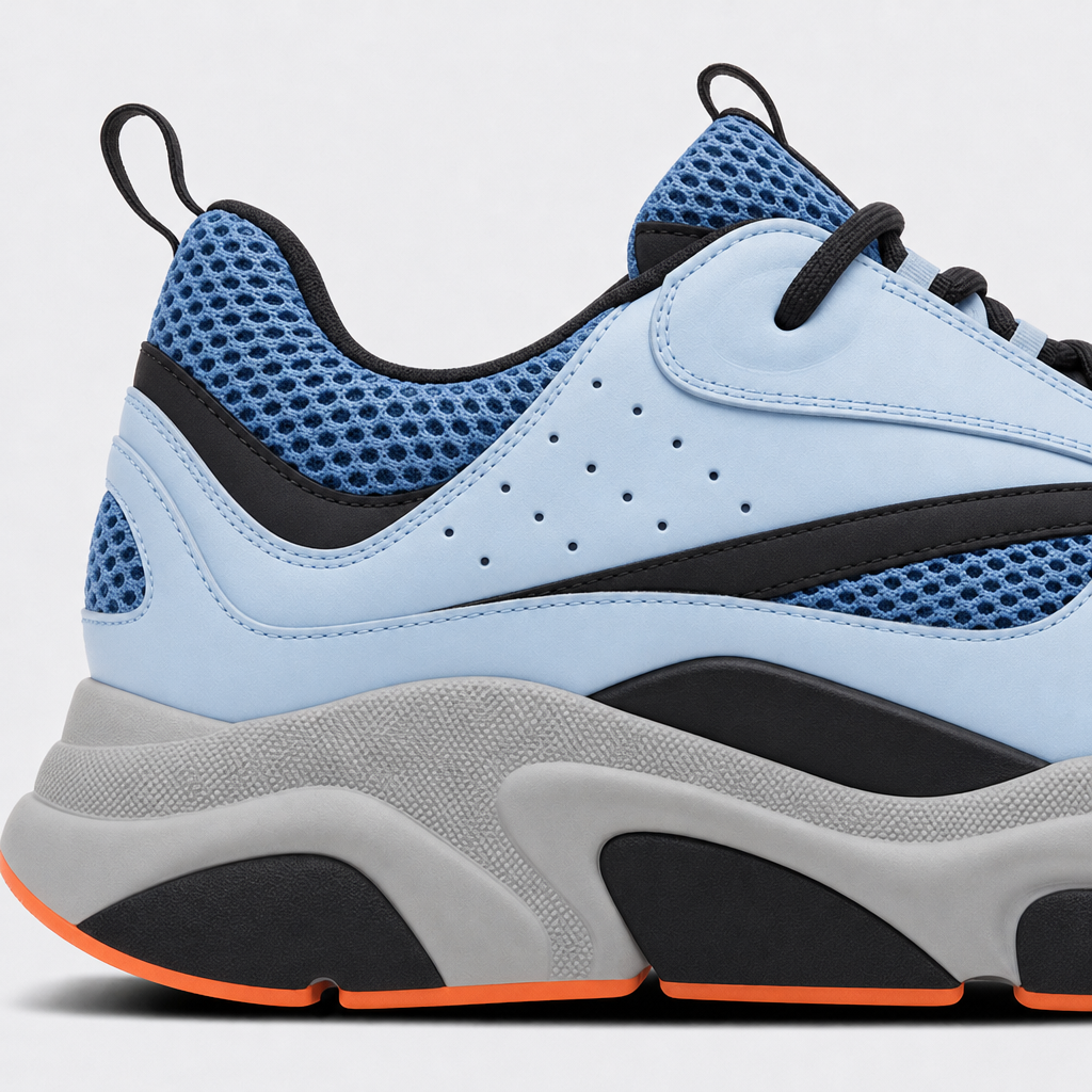 Light Blue / Orange