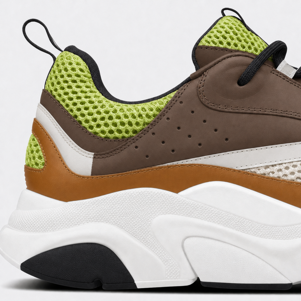 Brown / Lime Green